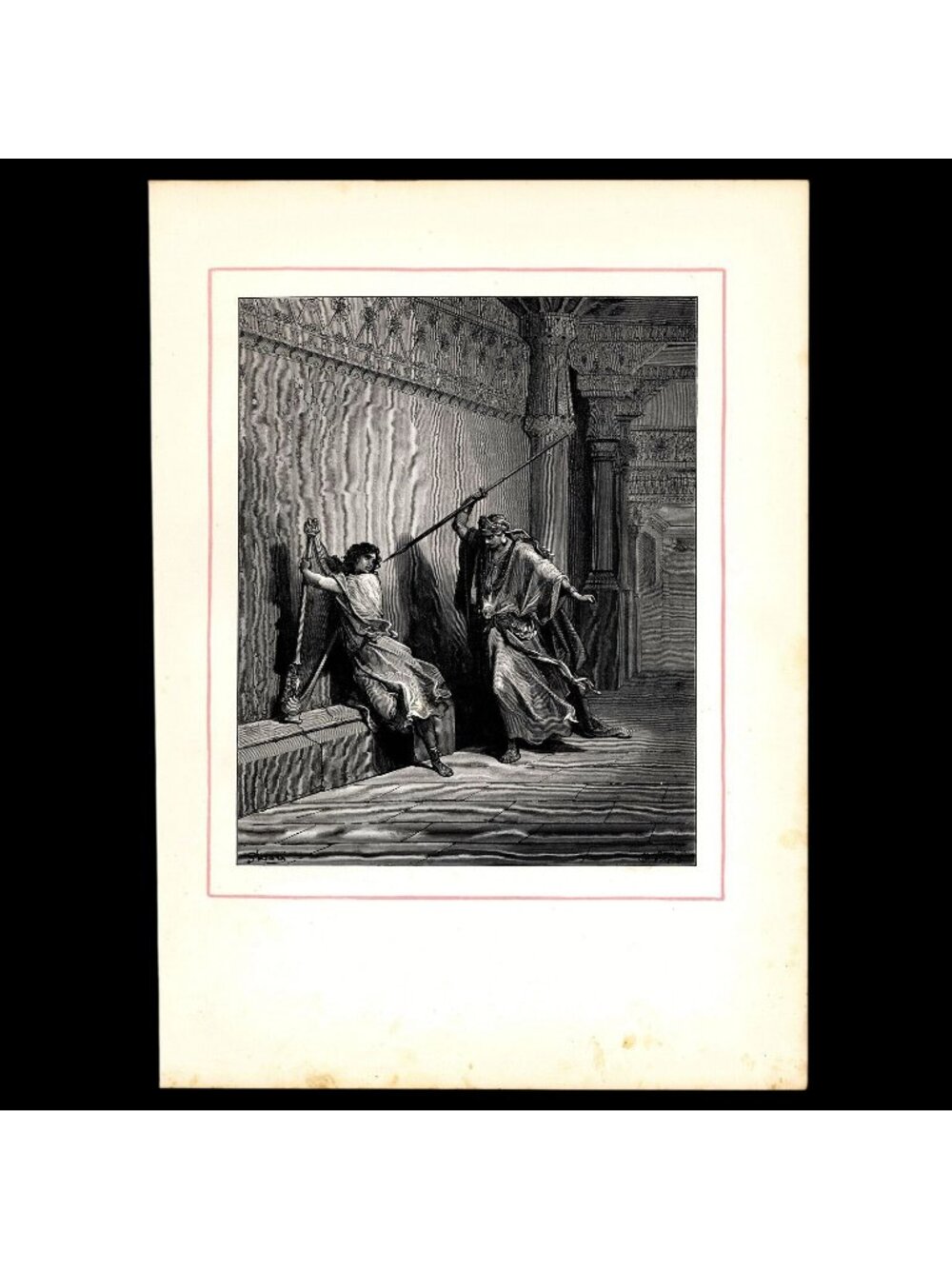 1953 Doré “Saul Attempts to Kill David” - Limited Edition Plate, No. 143